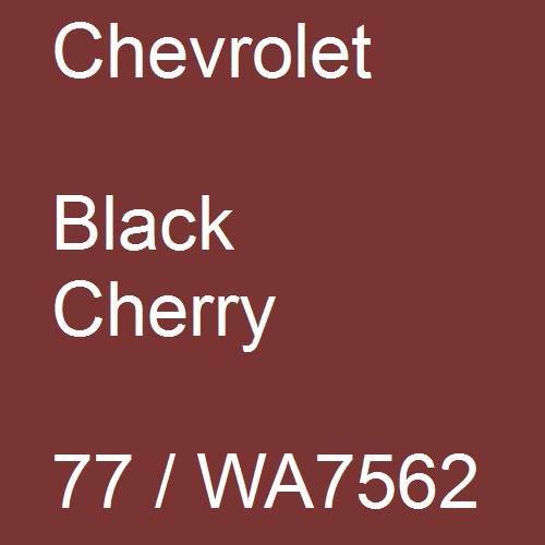 Chevrolet, Black Cherry, 77 / WA7562.